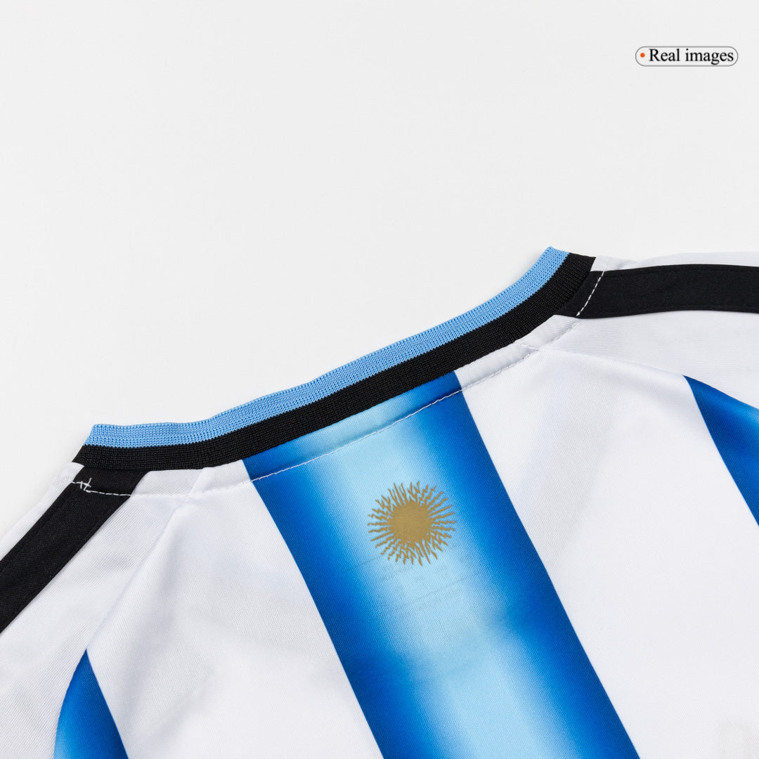 Dziecięcy Zestaw Domowa Argentina (Koszulka + Spodenki + Skarpety) World Cup 2025/26