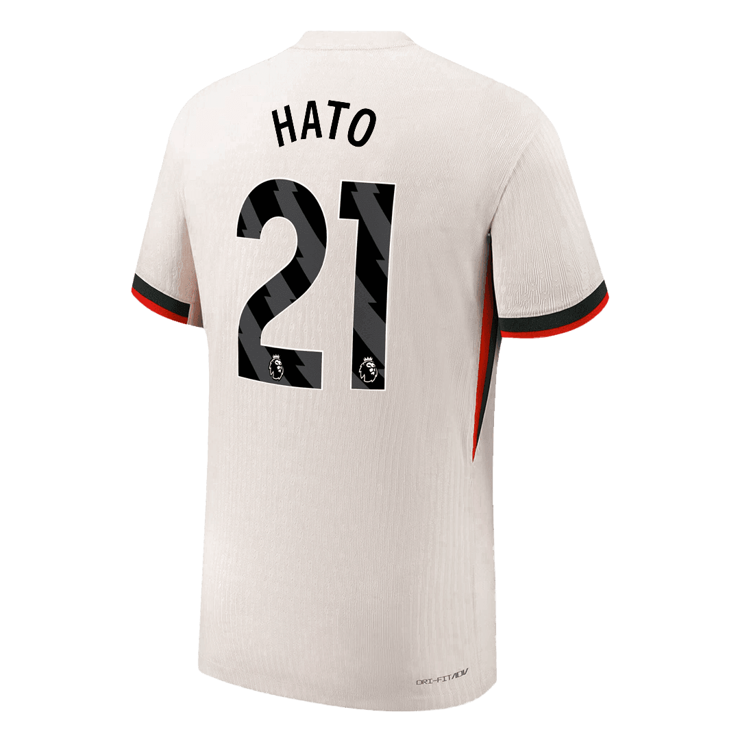 Męska Koszulka Wyjazdowa Chelsea HATO #21 Wersja Piłkarska 2025/26 - Slim Fit - Topowe Koszulki Pilkarskie Sklep Internetowy
