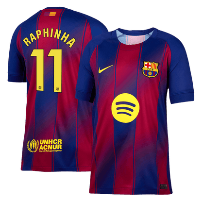 Męska Koszulka Domowa Barcelona RAPHINHA #11 2025/26 - Topowe Koszulki Pilkarskie Sklep Internetowy