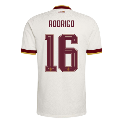 Męska koszulka Hiszpanii wyjazdowa RODRIGO #16 wersja zawodnicza - Mundial 2026
