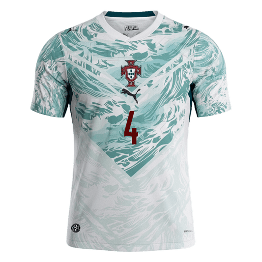 Męska koszulka Portugalii wyjazdowa RÚBEN DIAS #4 - Mundial 2026