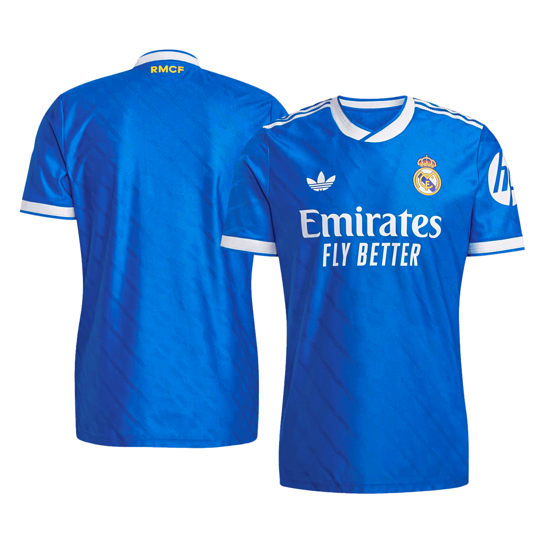 Męska Koszulka Trzecia Wyjazdowa Real Madrid Wersja Piłkarska 2025/26 - Slim Fit