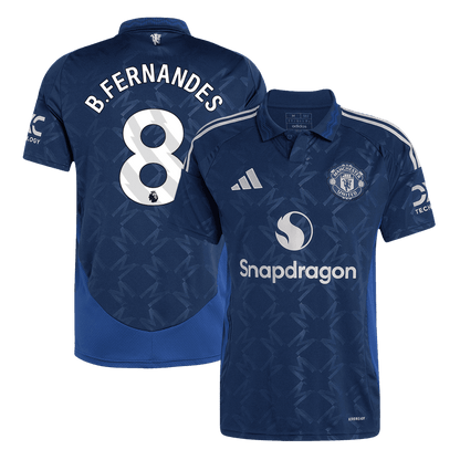 B.FERNANDES #8 Manchester United Wyjazdowa Koszulka Piłkarska 2024/25 - Topowe Koszulki Pilkarskie Sklep Internetowy