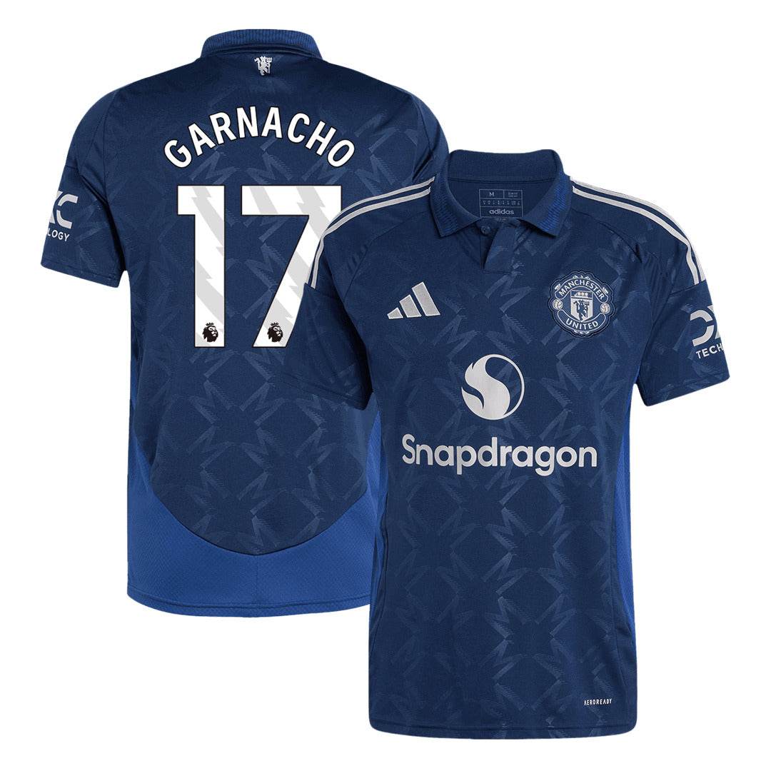 Męska koszulka wyjazdowa Manchester United GARNACHO #17 2024/25 - Topowe Koszulki Pilkarskie Sklep Internetowy