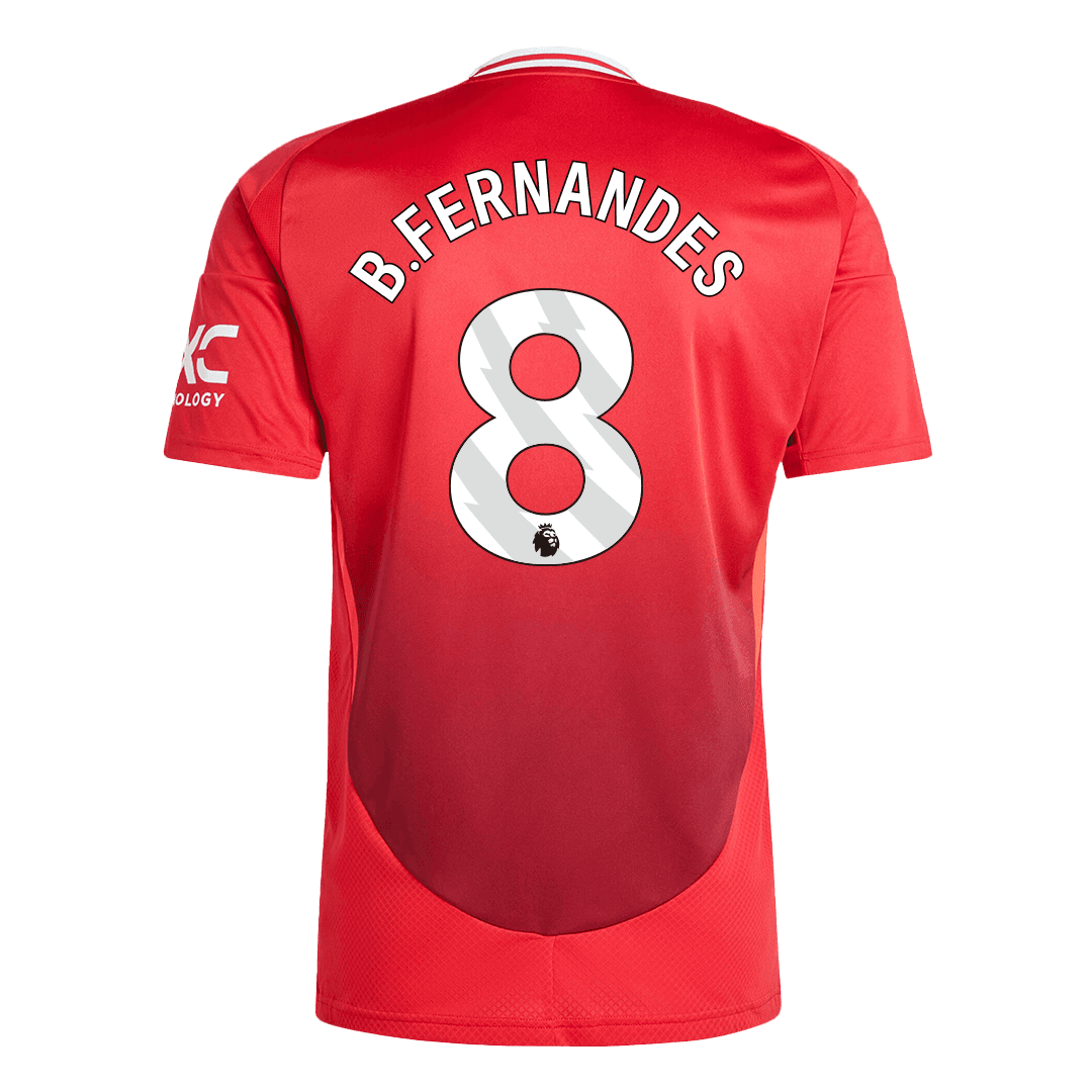 B.FERNANDES #8 Manchester United Koszulka domowa piłkarska 2024/25 - Topowe Koszulki Pilkarskie Sklep Internetowy