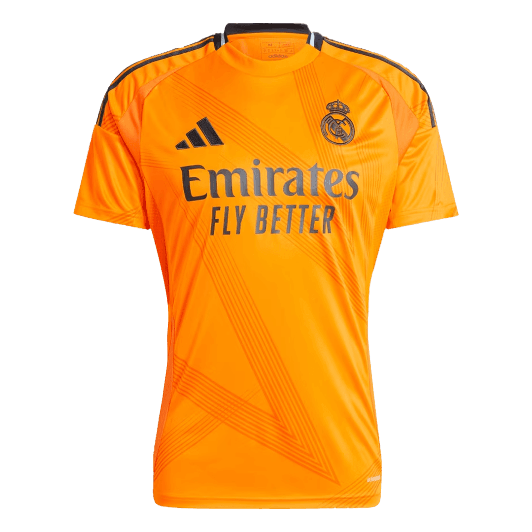 BELLINGHAM #5 Męska koszulka wyjazdowa Real Madrid 2024/25 - Bear Champ Font - Topowe Koszulki Pilkarskie Sklep Internetowy