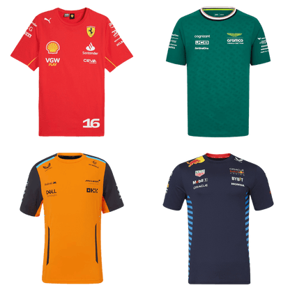 Męska Koszulka F1 2024 – Ferrari, Aston Martin, Red Bull, McLaren - Topowe Koszulki Pilkarskie Sklep Internetowy
