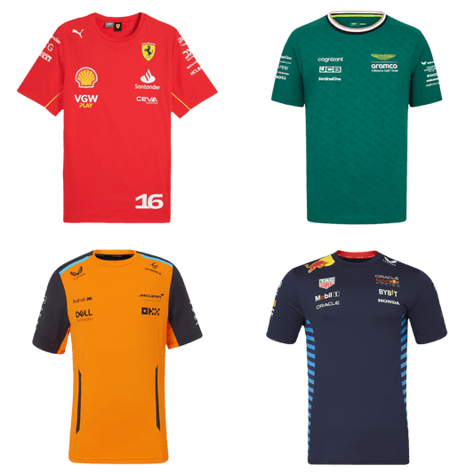 Męska Koszulka F1 2024 – Ferrari, Aston Martin, Red Bull, McLaren - Topowe Koszulki Pilkarskie Sklep Internetowy