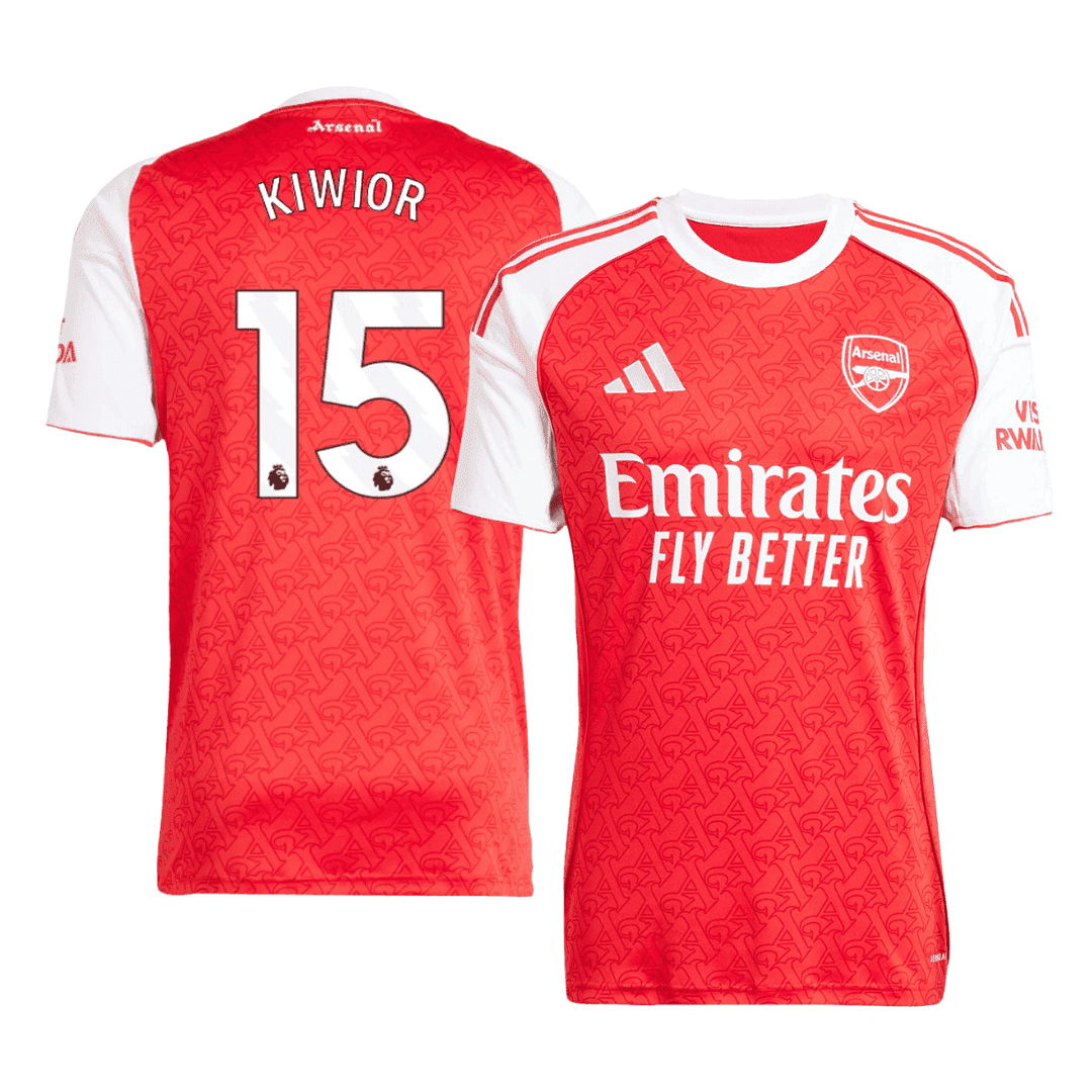 Męska Koszulka Domowa Arsenal KIWIOR #15 2025/26 [PREMIUM] - Topowe Koszulki Pilkarskie Sklep Internetowy