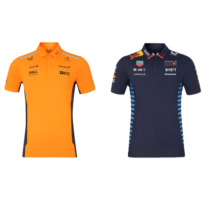 Męska Koszulka Polo F1 2024 – Red Bull, McLaren - Topowe Koszulki Pilkarskie Sklep Internetowy