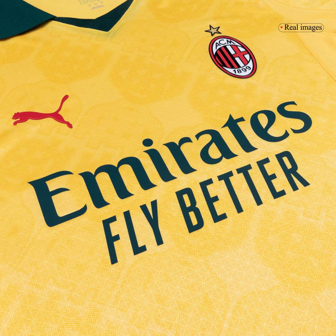 Męska Koszulka Trzecia Wyjazdowa AC Milan Wersja Piłkarska 2025/26 - Slim Fit - Topowe Koszulki Pilkarskie Sklep Internetowy