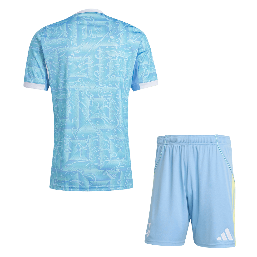 Męski Zestaw Wyjazdowa Juventus (Koszulka+Spodenki) 2025/26