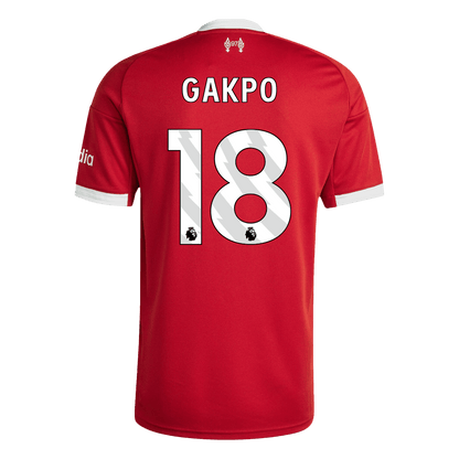 Męska Koszulka Domowa Liverpool GAKPO #18 2025/26