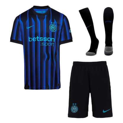 Męski Zestaw Domowa Inter Milan (Koszulka + Spodenki + Skarpety) 2025/26