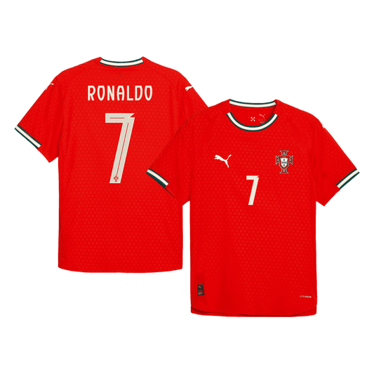 Męska Koszulka Domowa Portugalia RONALDO #7 Wersja Piłkarska 2025 - Topowe Koszulki Pilkarskie Sklep Internetowy