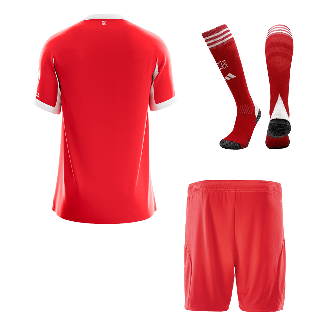 Męski Zestaw Domowa Bayern Munich (Koszulka + Spodenki + Skarpety) 2025/26 [PREMIUM]