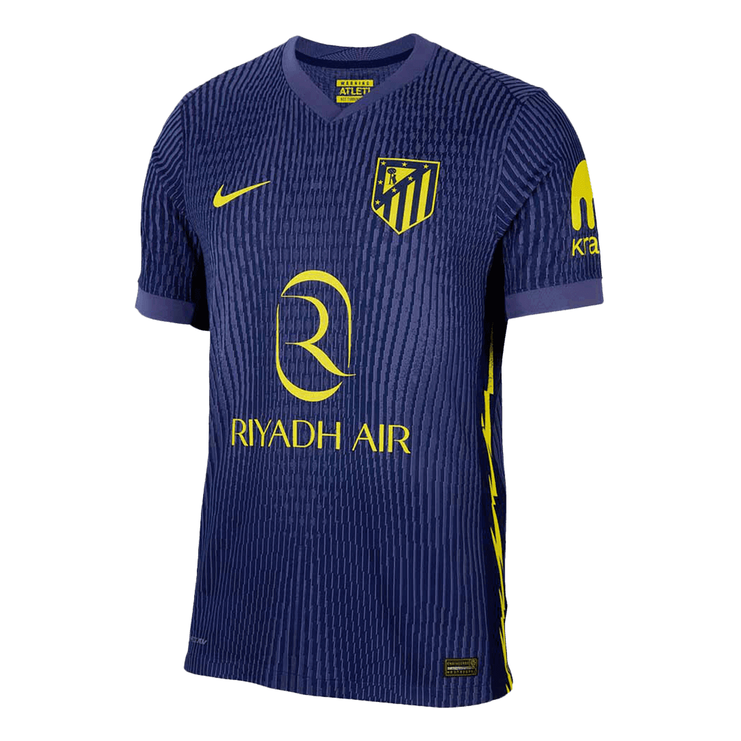 Męska Koszulka Wyjazdowa Atletico Madryt Wersja Piłkarska 2025/26 - Slim Fit - Topowe Koszulki Pilkarskie Sklep Internetowy