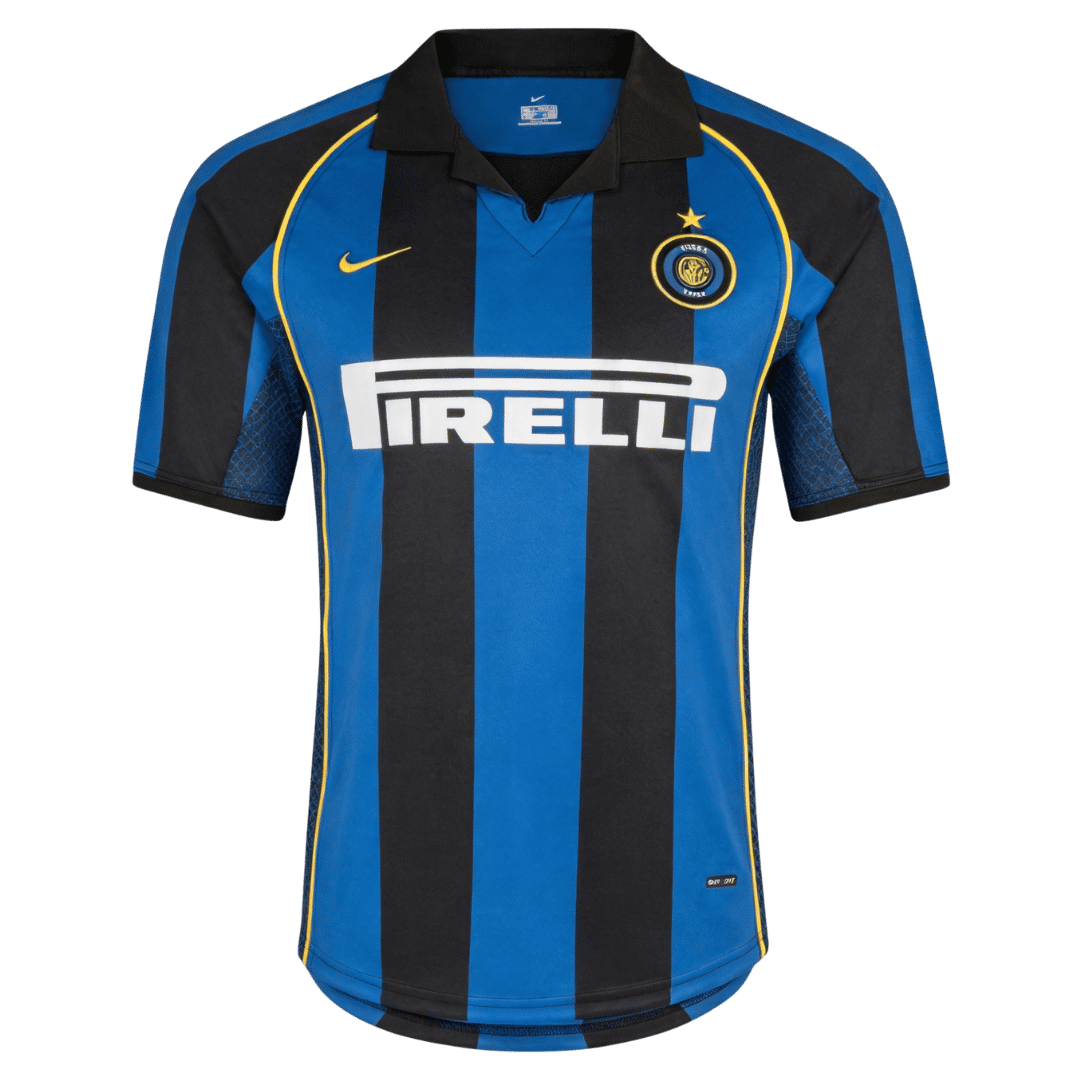 Męska Koszulka Retro Domowa Inter Milan 2001/02