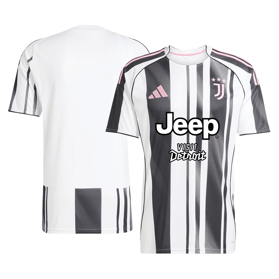 Męski Zestaw Domowy Juventus (Koszulka+Spodenki) 2025/26 - Topowe Koszulki Pilkarskie Sklep Internetowy