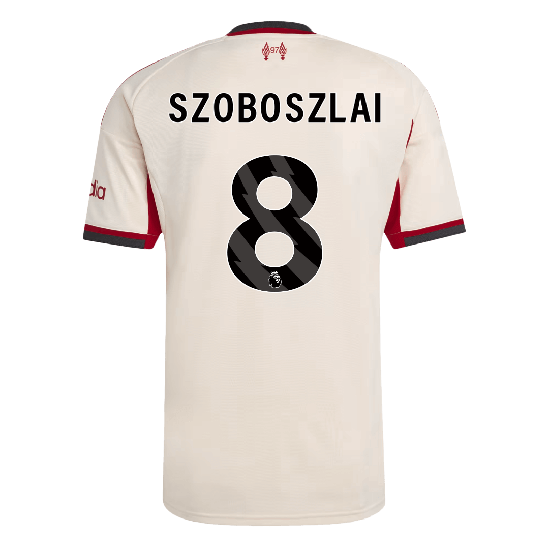 Męska Koszulka Wyjazdowa Liverpool SZOBOSZLAI #8 2025/26