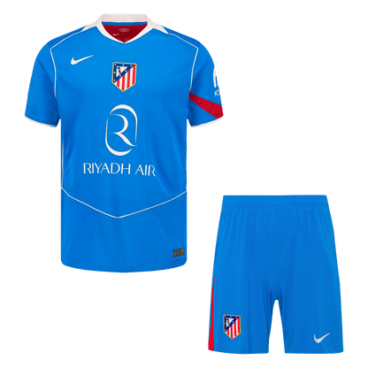 Męski Zestaw Trzecia Wyjazdowa Atletico Madrid (Koszulka+Spodenki) 2025/26