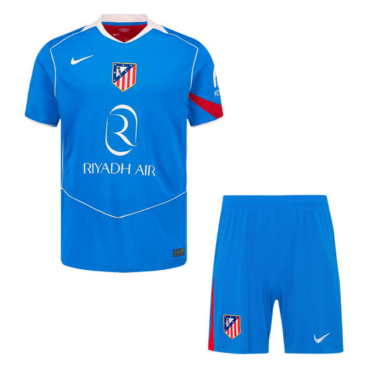Męski Zestaw Trzecia Wyjazdowa Atletico Madrid (Koszulka+Spodenki) 2025/26