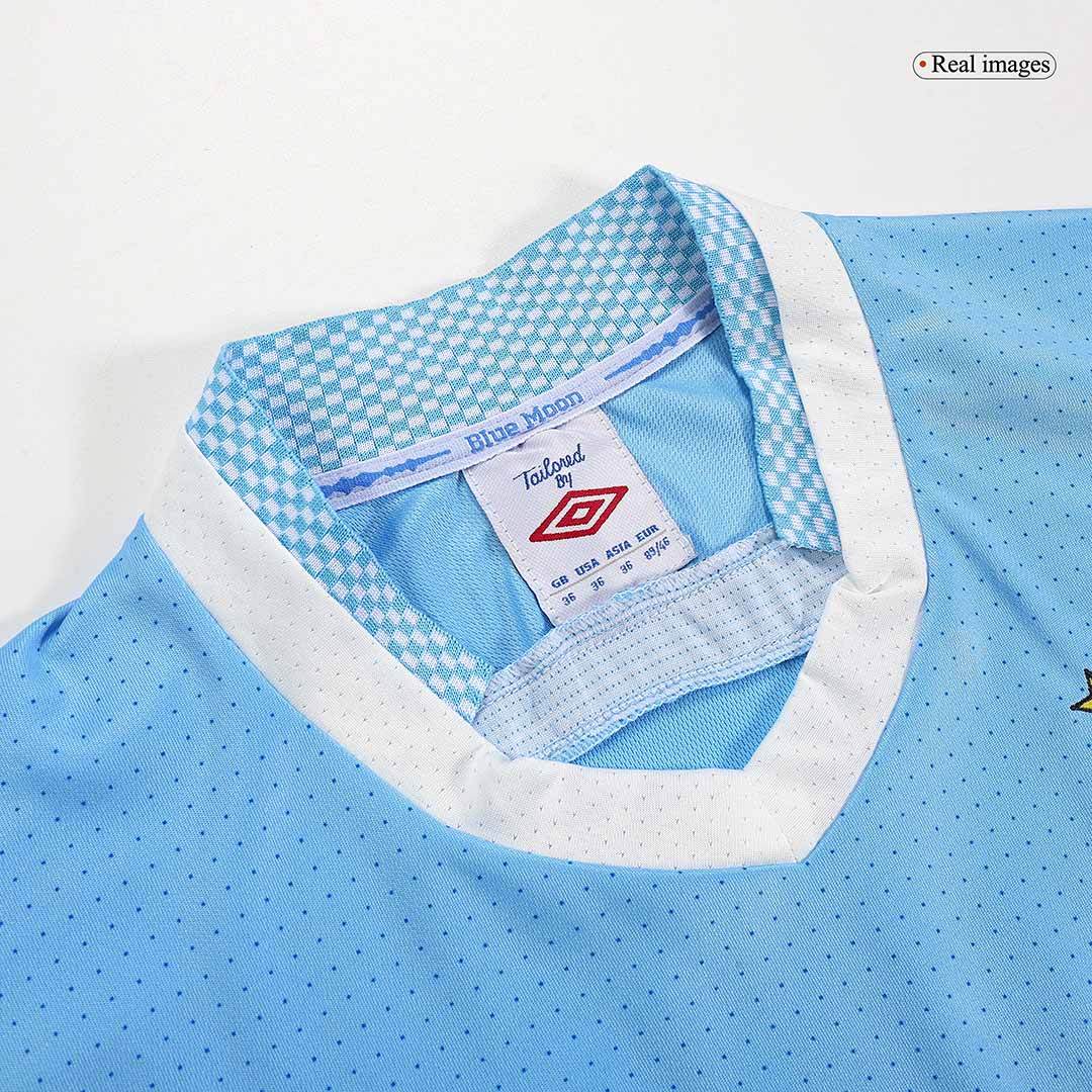 Męska Koszulka Retro Domowa Manchester City 2011/12 - Topowe Koszulki Pilkarskie Sklep Internetowy