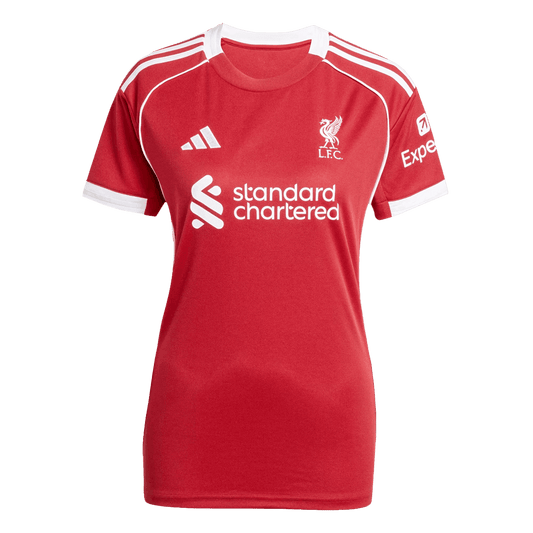 Damska Koszulka Domowa Liverpool 25/26 - Topowe Koszulki Pilkarskie Sklep Internetowy