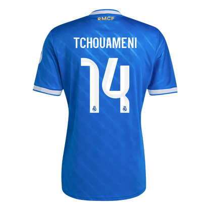 Męska Koszulka Trzecia Wyjazdowa Real Madrid TCHOUAMENI #14 2025/26