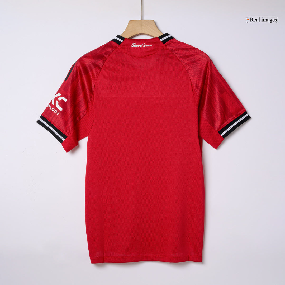 Męska Koszulka Domowa Manchester United ŠEŠKO #30 Wersja Piłkarska 2025/26 - Slim Fit