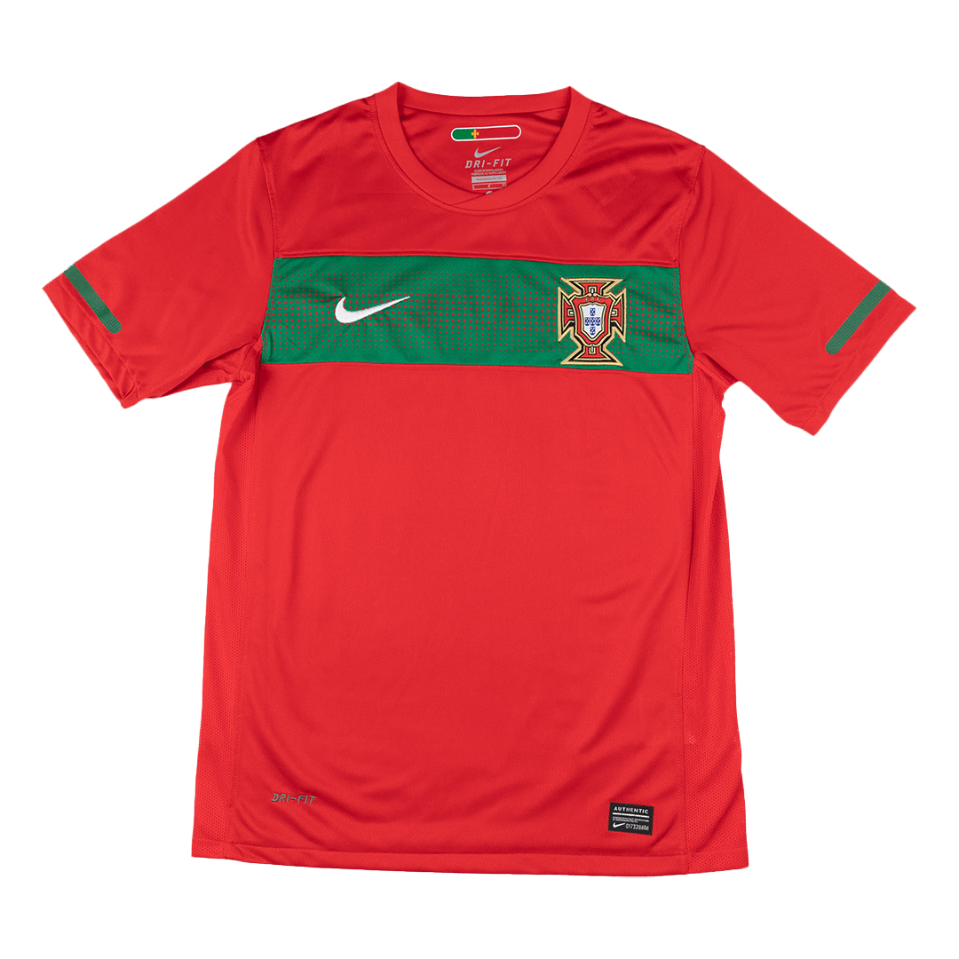 Męska Koszulka Retro Domowa Portugal 2010