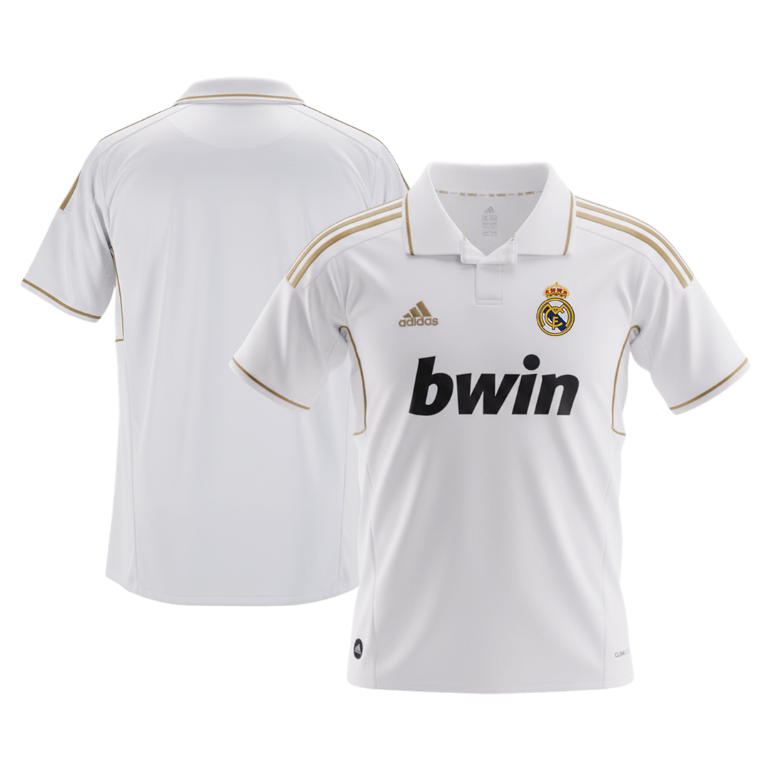 Męska Koszulka Retro Domowa Real Madrid 2011/12