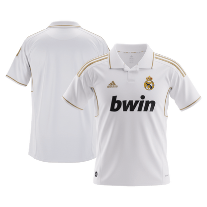Męska Koszulka Retro Domowa Real Madrid 2011/12
