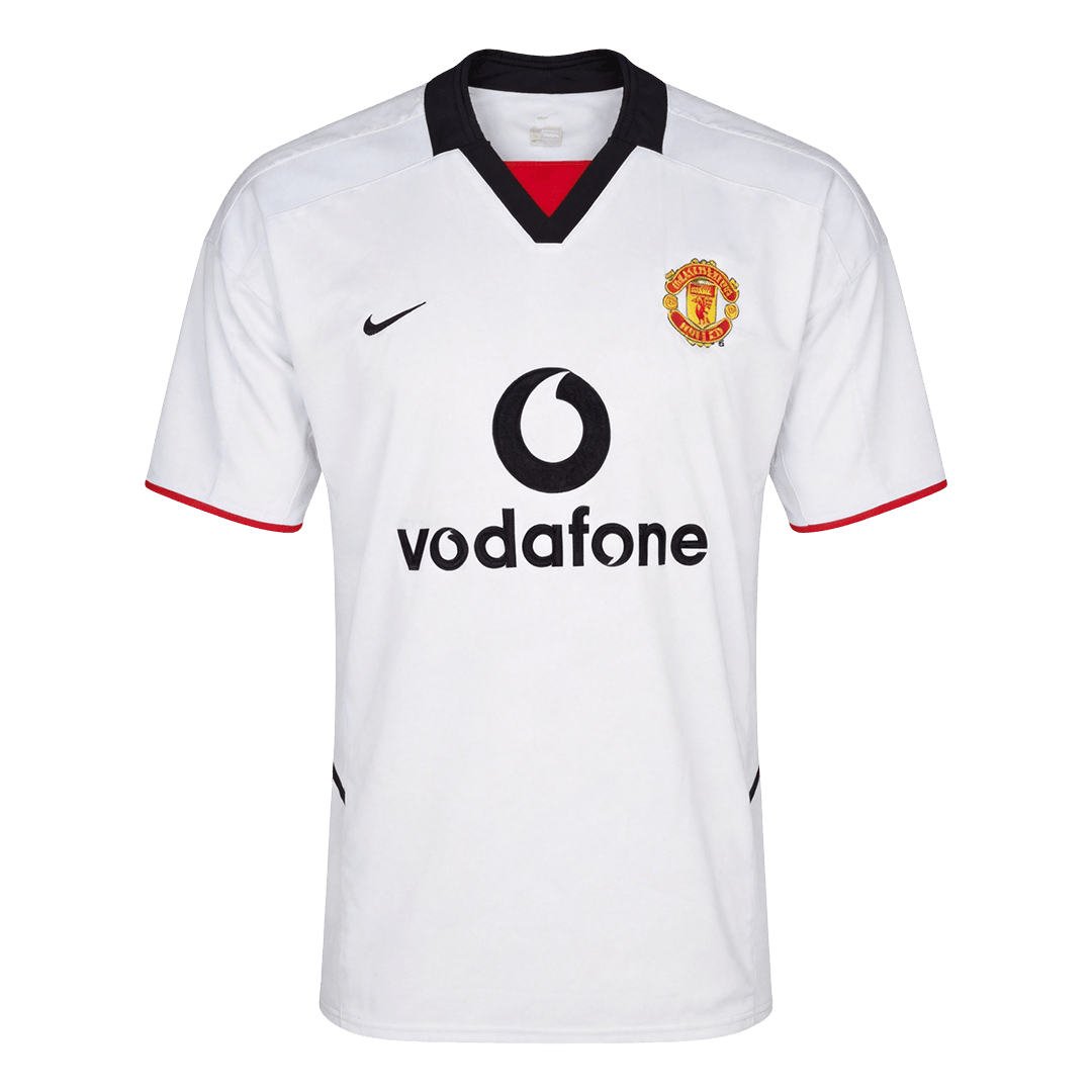 Męska Koszulka Retro Wyjazdowa Manchester United 2002/03
