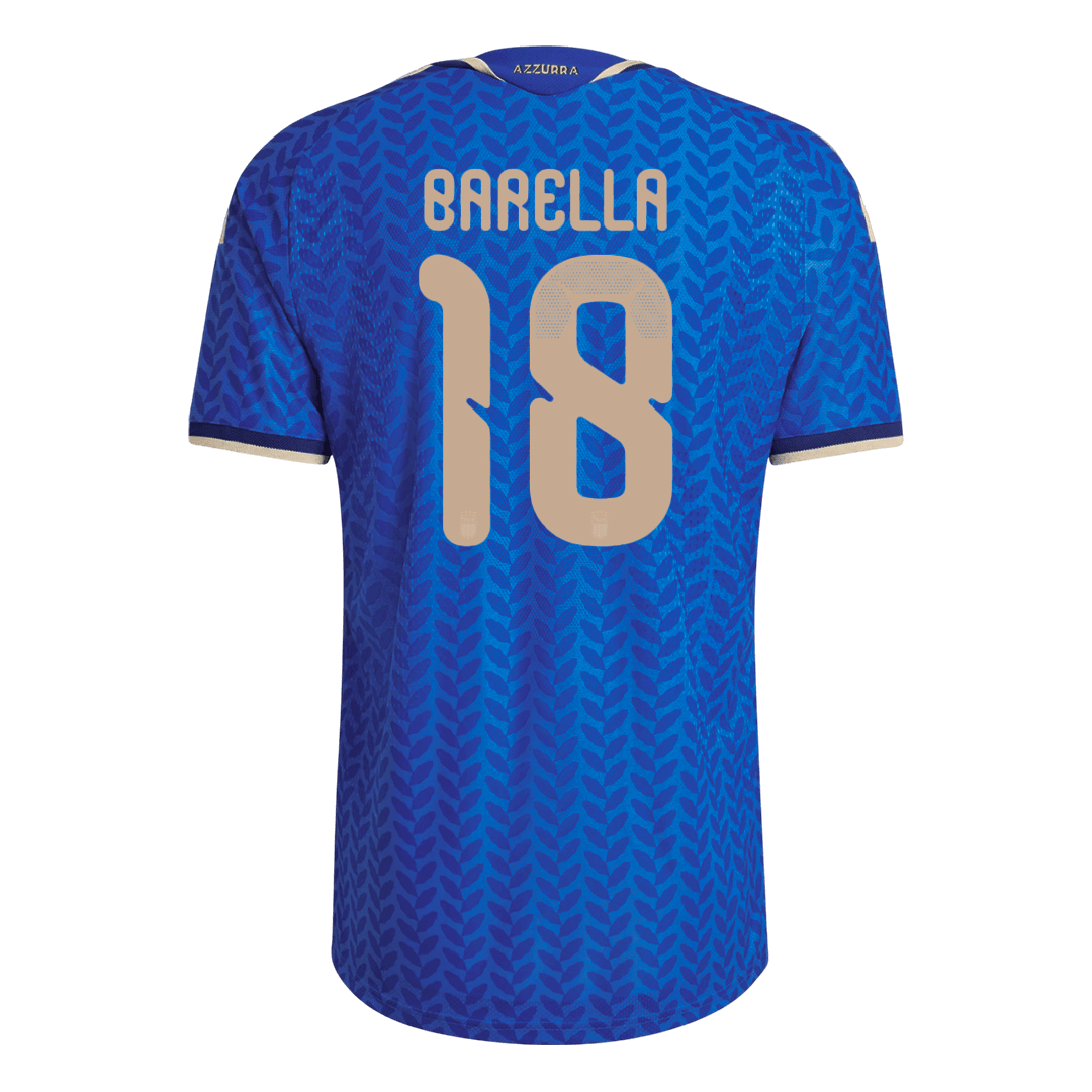 Męska Koszulka Domowa Italy DARMIAN #13 Wersja Piłkarska World Cup 2026 - Slim Fit