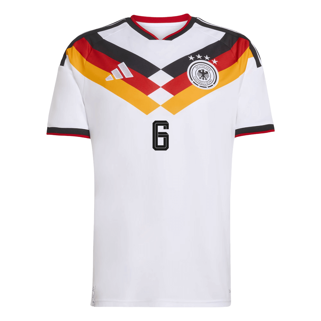 Męska Koszulka Domowa Niemcy KIMMICH #6 World Cup 2026