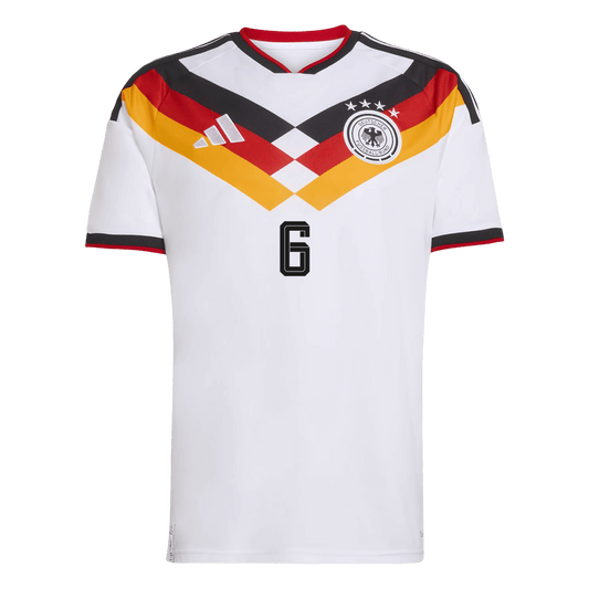 Męska Koszulka Domowa Niemcy KIMMICH #6 World Cup 2026