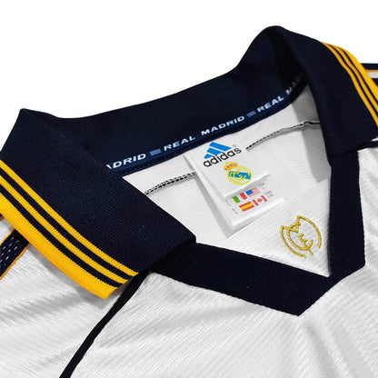 Męska Koszulka Retro Domowa Real Madrid RAUL #7 1999/00 - Topowe Koszulki Pilkarskie Sklep Internetowy