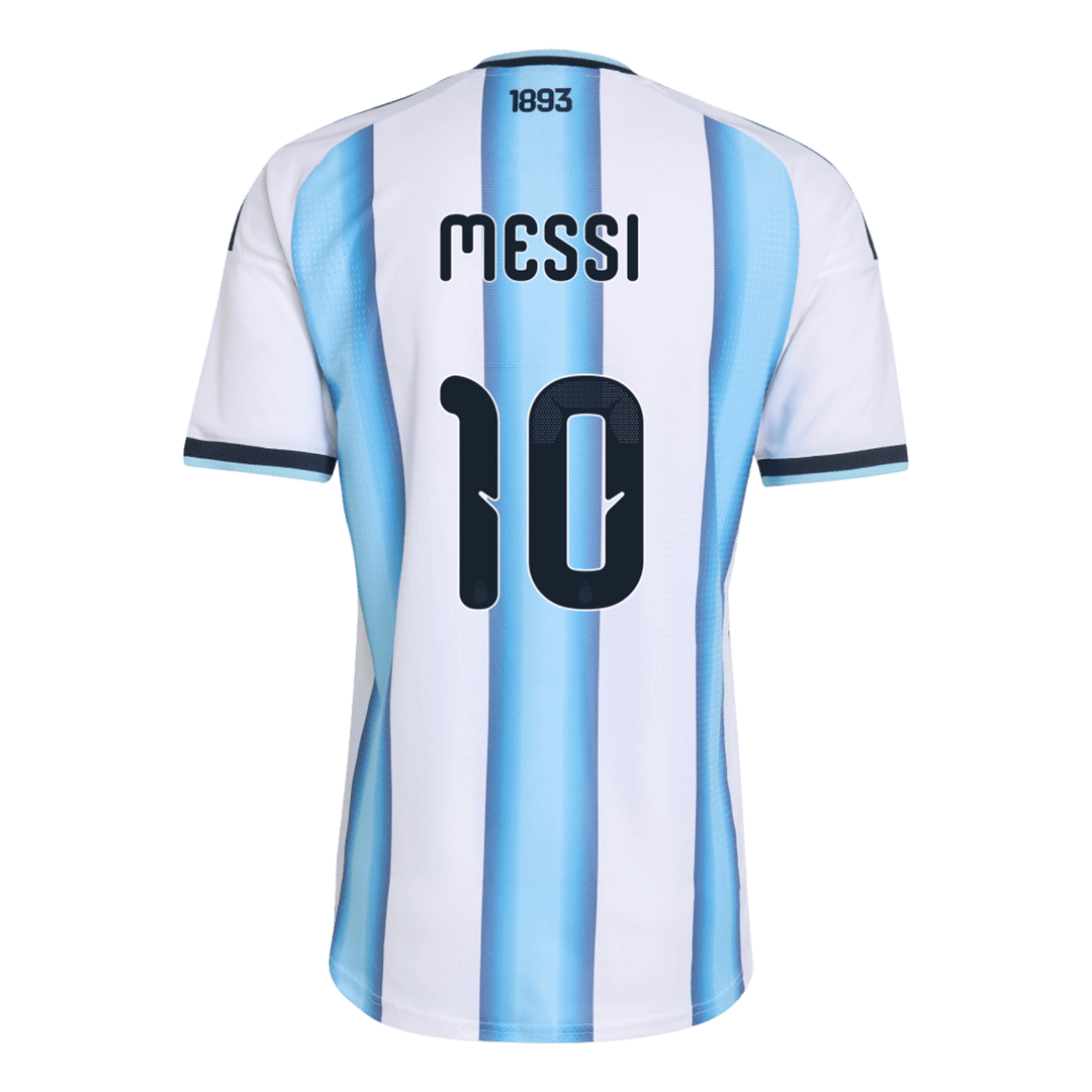Męska Koszulka Domowa Argentina MESSI #10 Wersja Piłkarska World Cup 2026 - Slim Fit