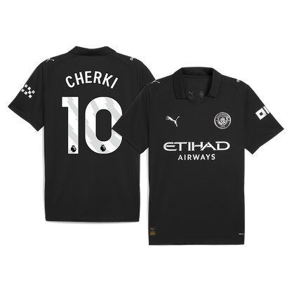 Męska Koszulka Wyjazdowa Manchester City CHERKI #10 2025/26