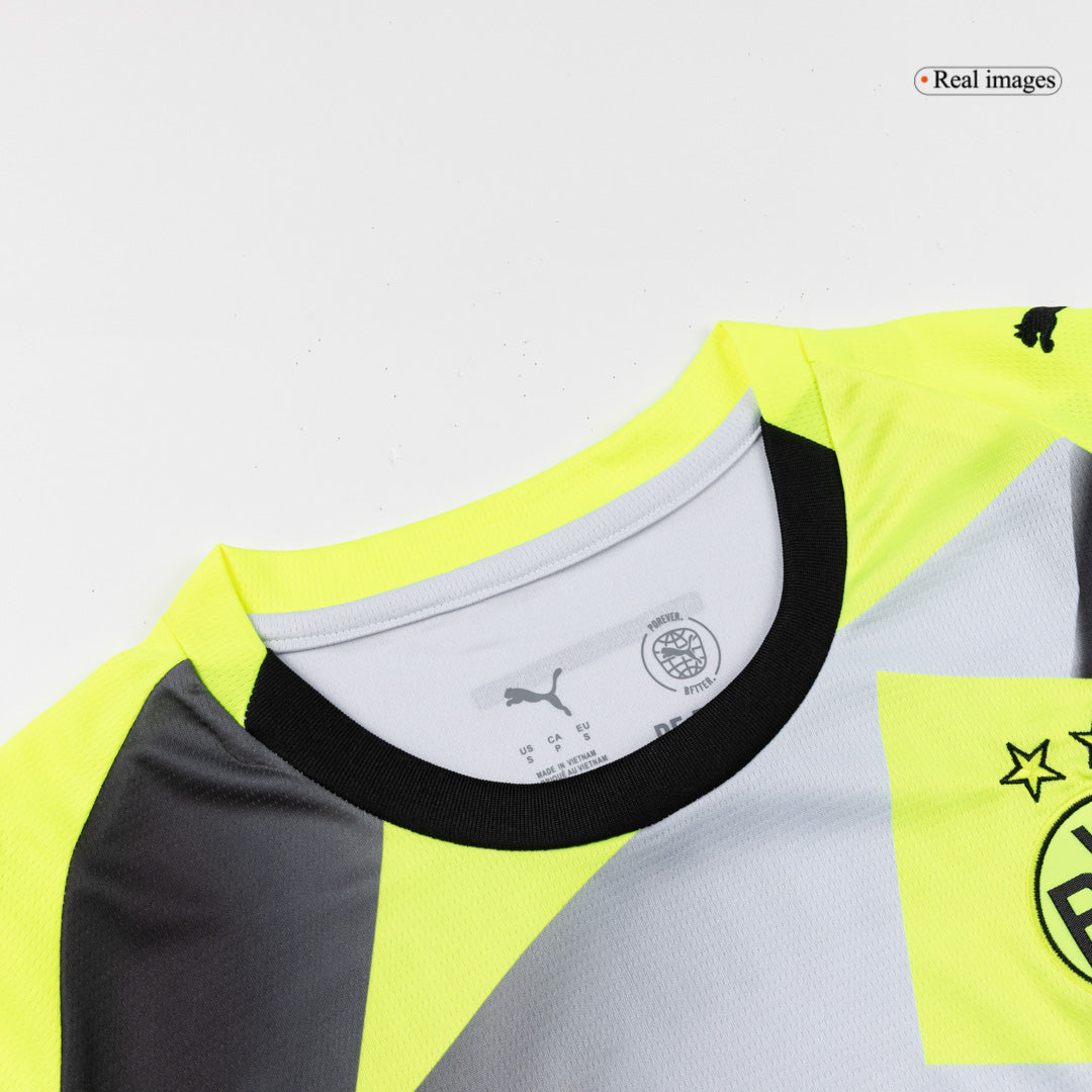 Męski Zestaw Wyjazdowa Borussia Dortmund (Koszulka+Spodenki) 2025/26