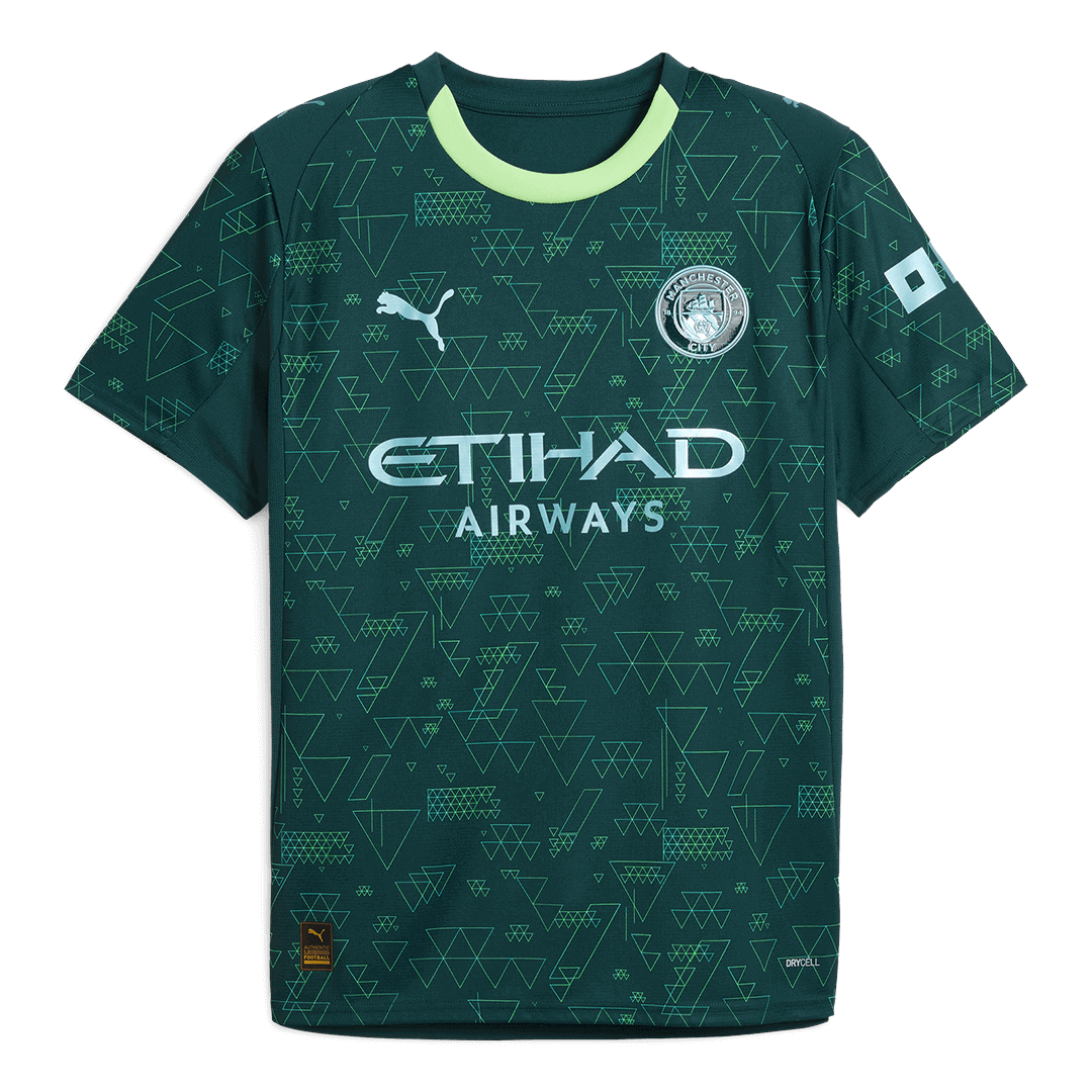Męska Koszulka Czwarta Wyjazdowa Manchester City 2025/26
