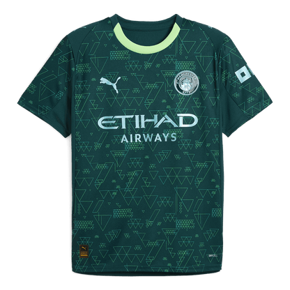 Męska Koszulka Czwarta Wyjazdowa Manchester City 2025/26