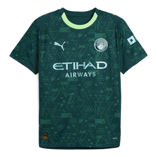 Męska Koszulka Czwarta Wyjazdowa Manchester City 2025/26