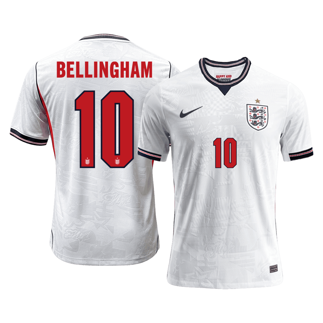 Męska koszulka Anglii domowa BELLINGHAM #10 wersja zawodnicza – Mundial 2026