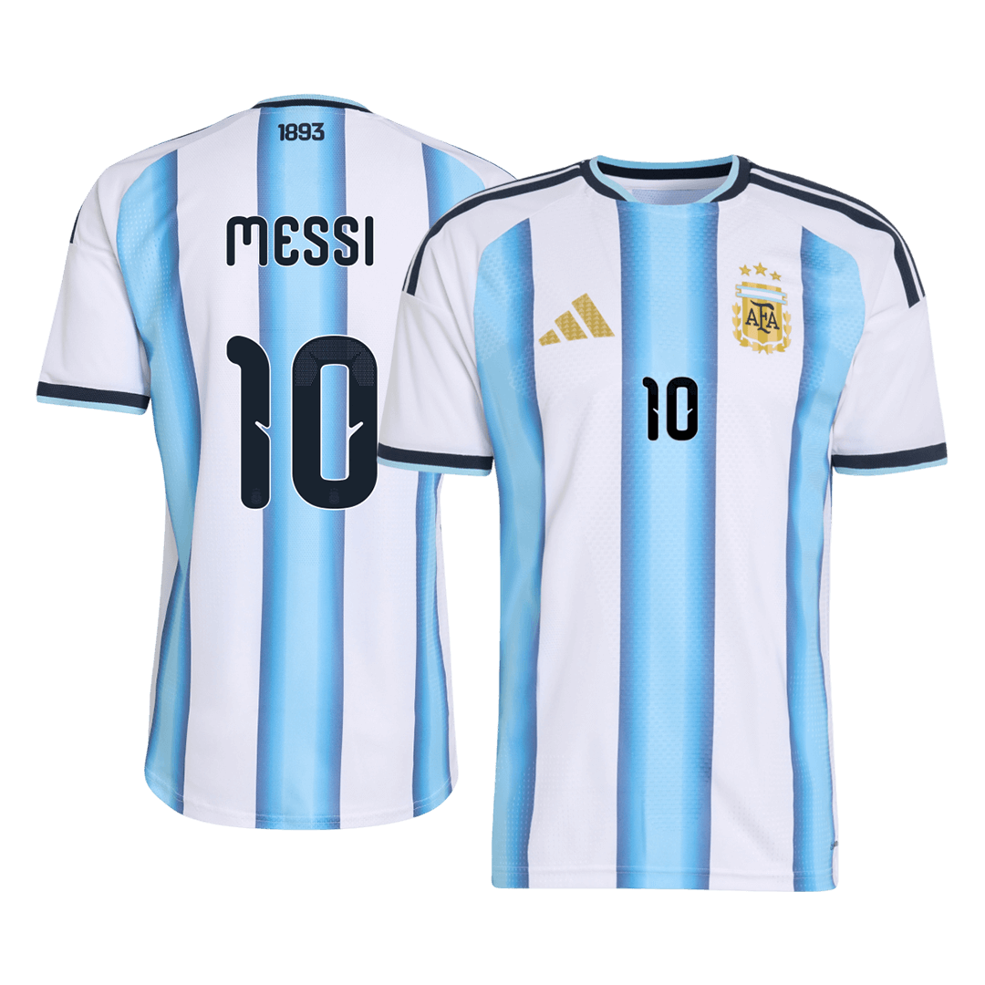 Męska Koszulka Domowa Argentina MESSI #10 Wersja Piłkarska World Cup 2026 - Slim Fit