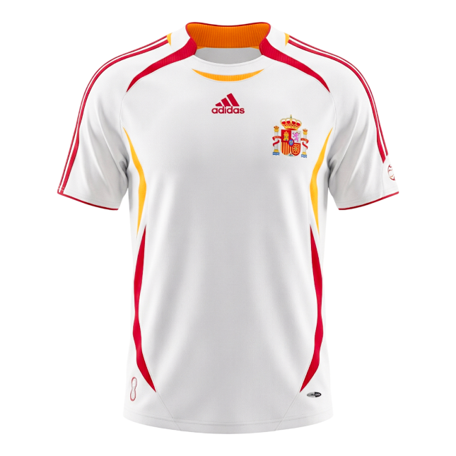 Męska Koszulka Retro Wyjazdowa Spain 2006