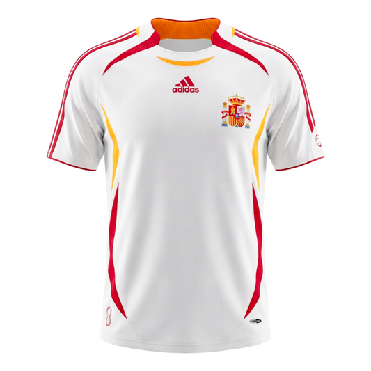 Męska Koszulka Retro Wyjazdowa Spain 2006