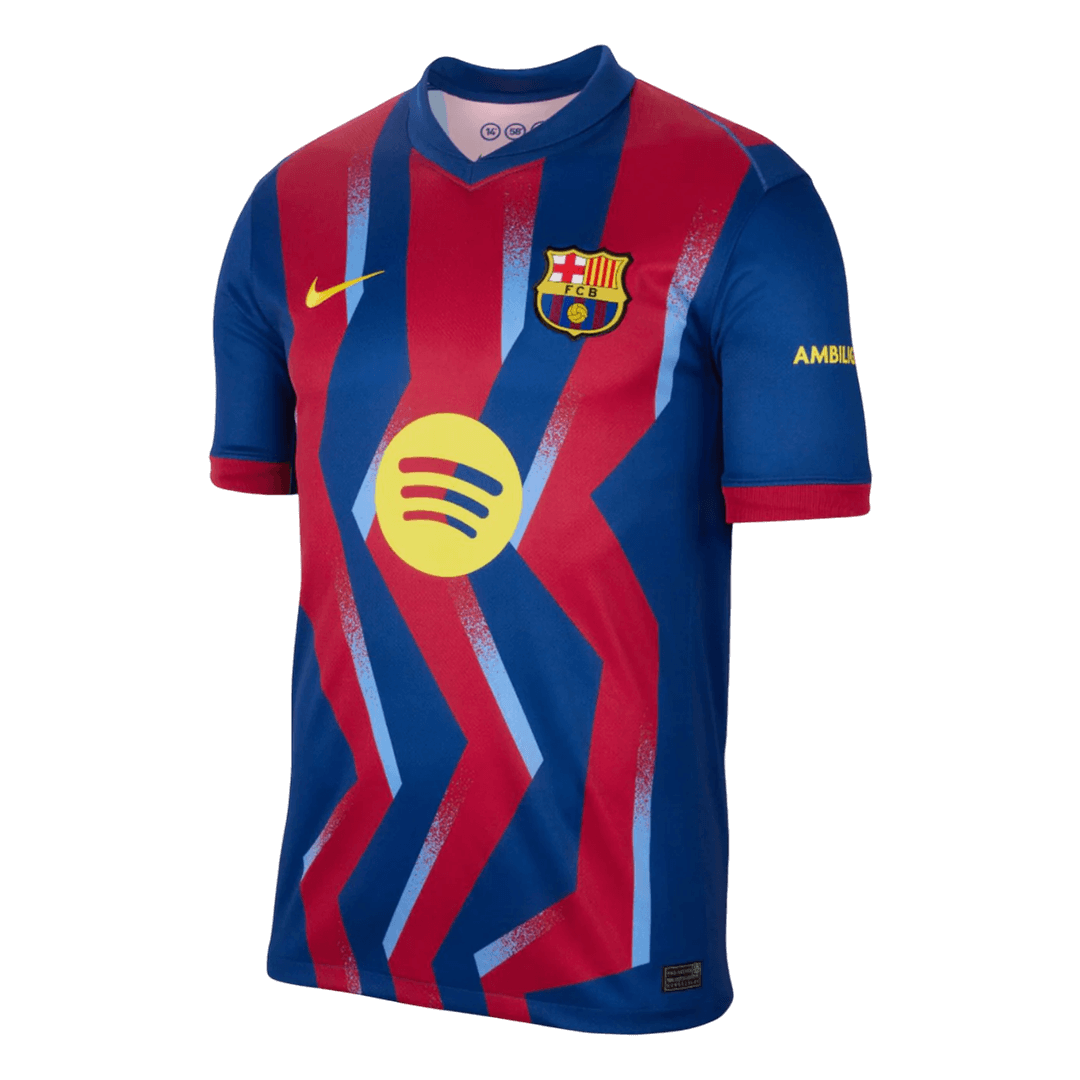 Męska Koszulka Czwarta Wyjazdowa Barcelona 2025/26