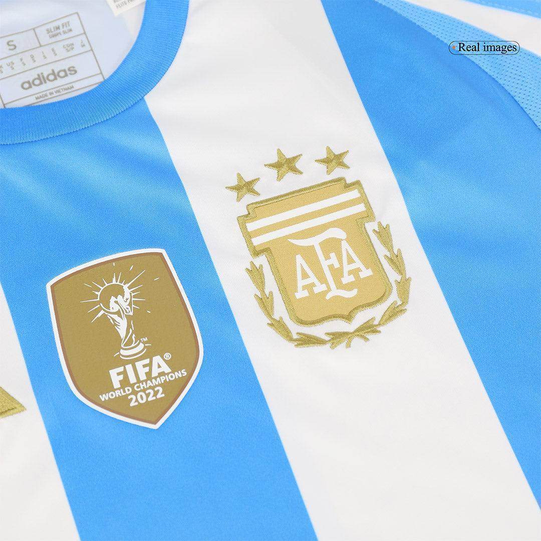 Męski Zestaw Domowy Argentyna 2024 (Koszulka + Spodenki + Skarpety) - Topowe Koszulki Pilkarskie Sklep Internetowy